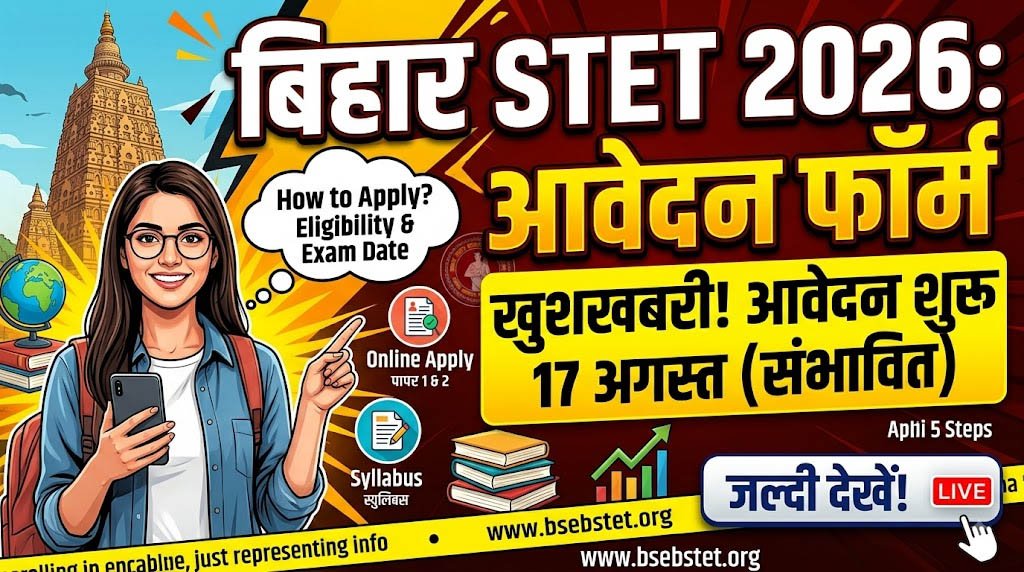 Bihar STET Application Form 2026