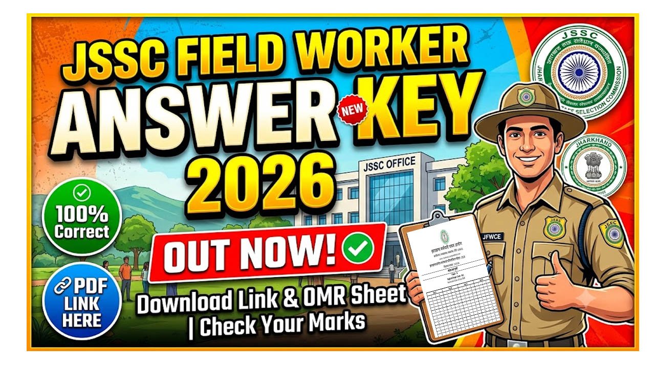 JSSC Field Worker Answer Key 2026